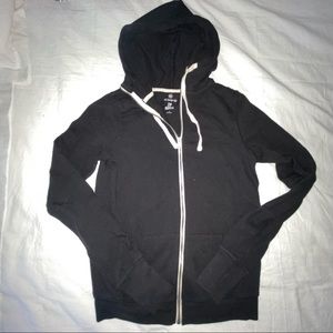 black zip up
